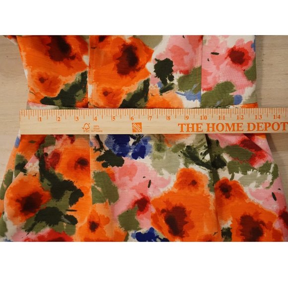 Eliza J one shoulder floral dress size 4 - Picture 2 of 4